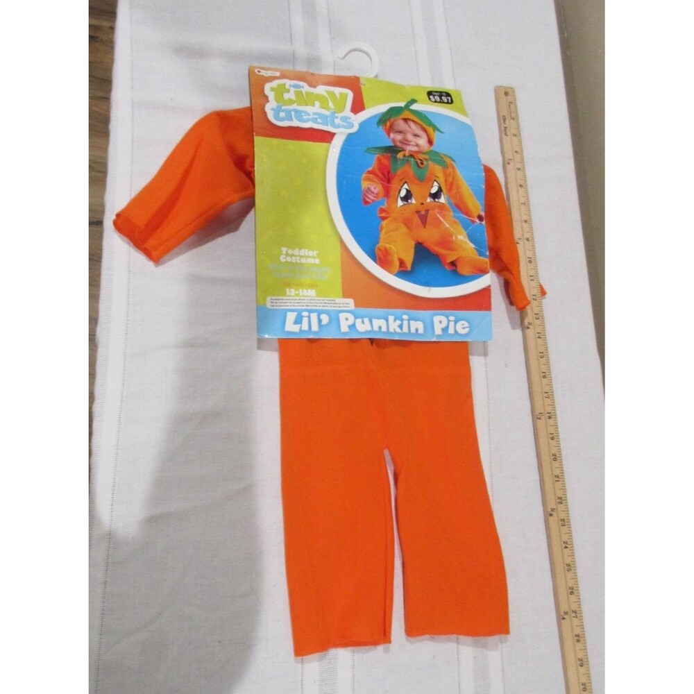 Toddlers Halloween Costume Lil Punkin Pie Size 12-18 Months NOS